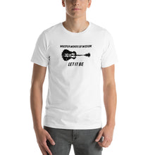 Load image into Gallery viewer, Guitar - Whisper words of wisdom, let it be Unisex T-Shirt