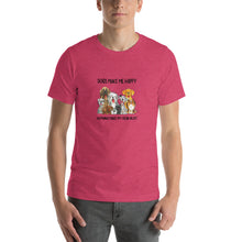Load image into Gallery viewer, Cute dogs - Dogs make me happy, humans make my head hurt Unisex T-Shirt