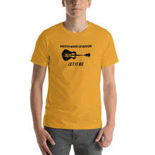 Load image into Gallery viewer, Guitar - Whisper words of wisdom, let it be Unisex T-Shirt
