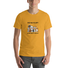 Load image into Gallery viewer, Cute dogs - Dogs make me happy, humans make my head hurt Unisex T-Shirt
