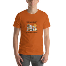 Load image into Gallery viewer, Cute dogs - Dogs make me happy, humans make my head hurt Unisex T-Shirt
