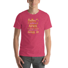 Load image into Gallery viewer, April queen, queens are born on april 10 Unisex T-Shirt
